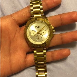 Dolce and Gabbana gold watch
